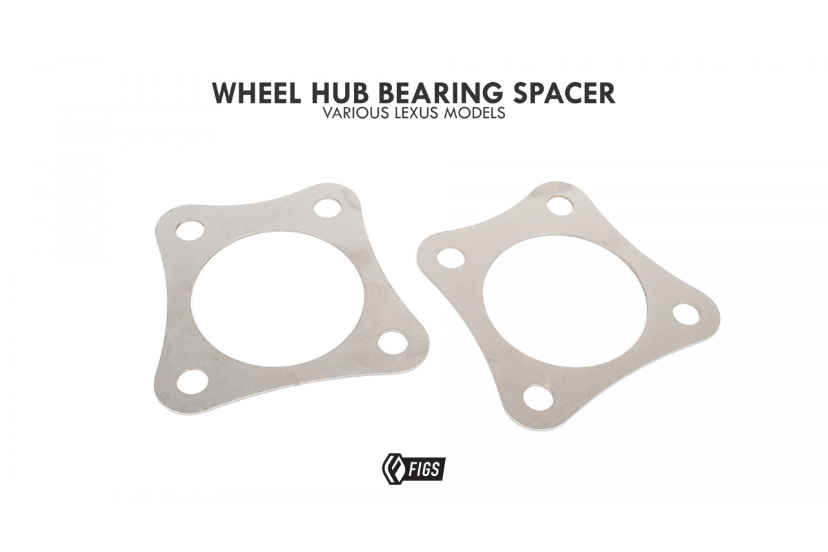 FIGS RCF GSF ISF IS350 RC350 FRONT HUB SPACERS 2MM